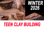 TEEN ART CLAY BUILDING CLASS - WINTER 2026 2026_winter_teen_clay_building