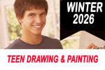 TEEN DRAWING AND PAINTING ART CLASS WINTER 2026 2026_winter_teen_drawing_painting