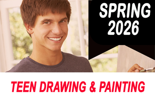 TEEN DRAWING AND PAINTING ART CLASS SPRING 2026 2026_spring_teen_drawing_painting