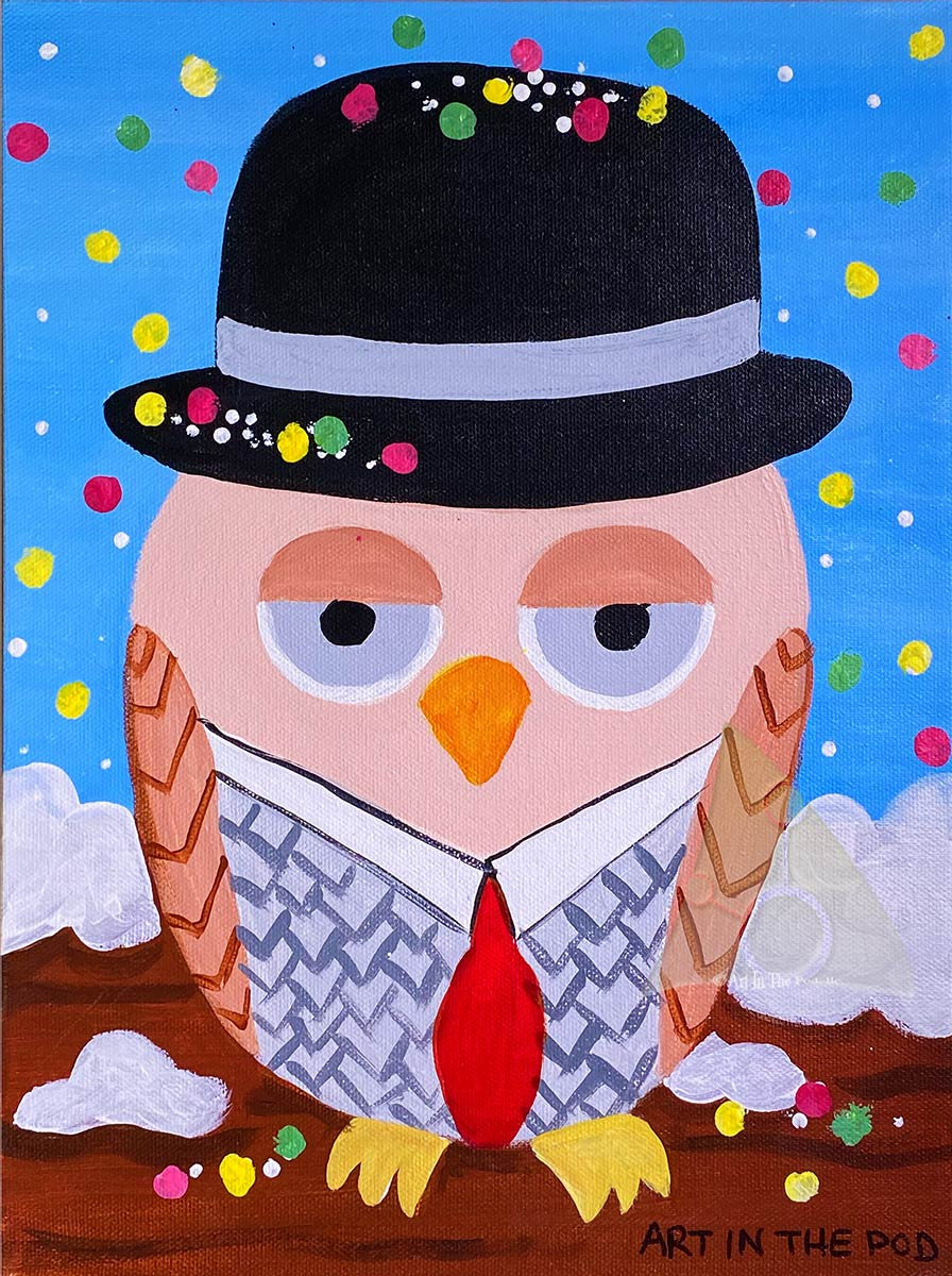 Snow Business PM Art Camp Inspired by Rene Magritte