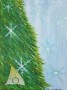 Evergreen Tree With Snowflakes