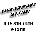 Roam The Jungle With Rousseau! Summer Art Camp July 8th-12th