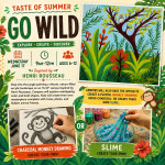 Go Wild June 17th 9-12pm Taste of Summer Mini Art Camp