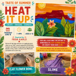 Heat It Up June 18th 1-4pm Taste of Summer Mini Art Camp