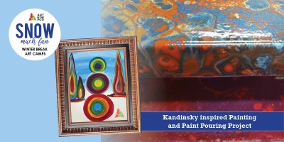 Play With Color Acrylic Painting and a Paint Pouring Project Art Mini-Camp