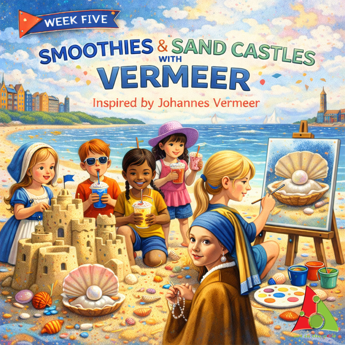 summer art camp 2026 smoothis & sand castles with Johannes Vermeer
