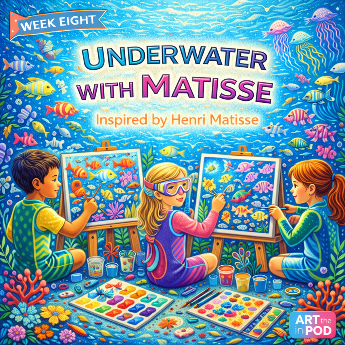 summer-art-camp-2026 Underwater with Matisse